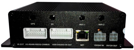 DVR-1004S 車載數位錄影系統-背面(看大圖)