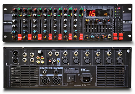 HT-8200MIX 機櫃型混音擴大機(錄音型)