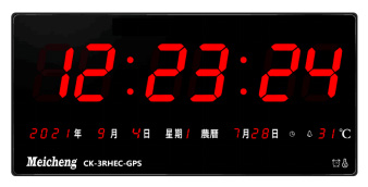 CK-3RHEC-GPS 萬年曆電子鐘(GPS校時)