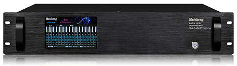 AMIX-1616 數位音頻矩陣處理器前面板