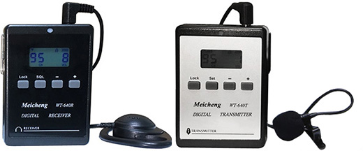 WT-640E系列 無線同步口譯、團體導覽系統(掛耳式、鋰電池)
