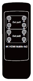 HD-4020-4K 紅外線遙控器